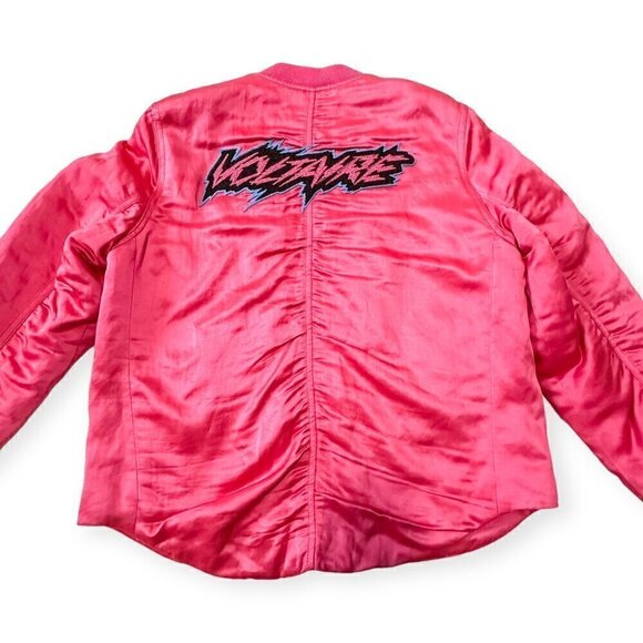 Zadig & Voltaire Ben Bomber Jacket, Pink, Fuchsia, Size M - Picture 10 of 16